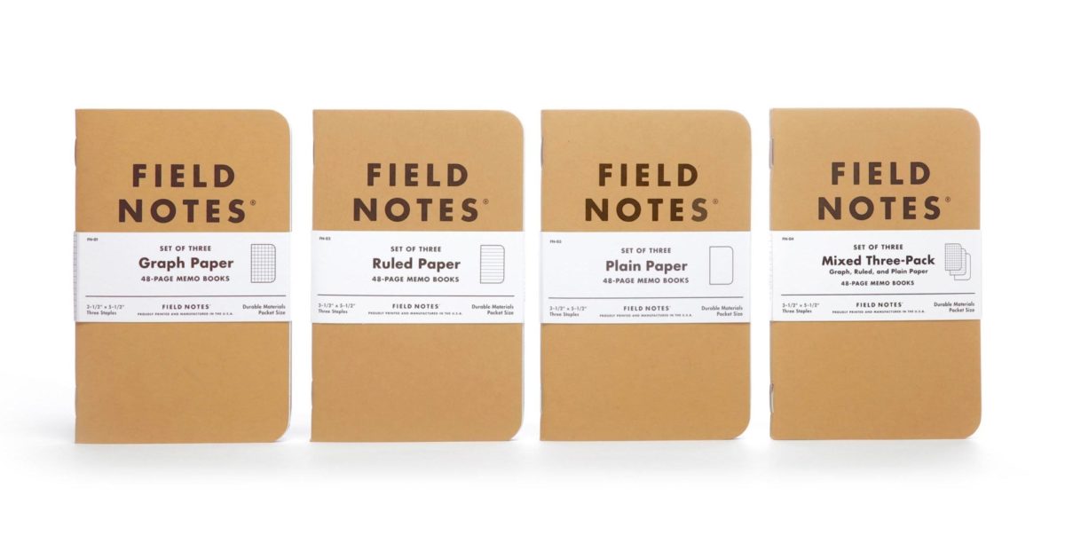 Field Notes Original Kraft memo books